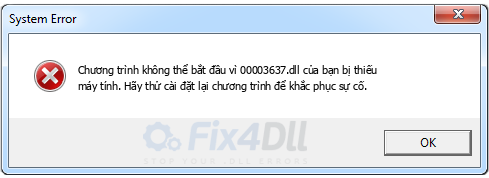 00003637.dll thiếu