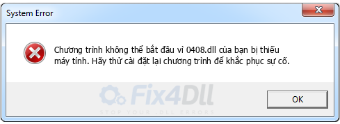 0408.dll thiếu