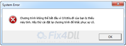 CrlUtils.dll thiếu