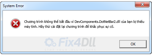 DevComponents.DotNetBar2.dll thiếu