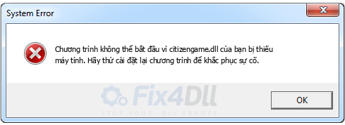 citizengame.dll thiếu