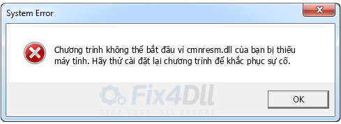 cmnresm.dll thiếu