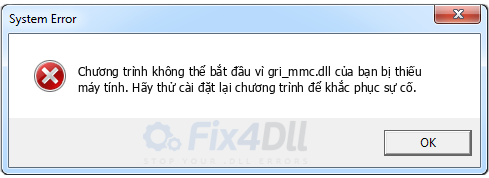 gri_mmc.dll thiếu