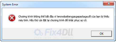 lenovobatterygaugepackage.dll thiếu