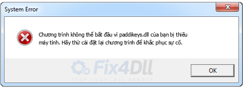 paddikeys.dll thiếu