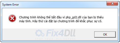 php_gd2.dll thiếu