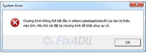 sdkencryptedappticket.dll thiếu